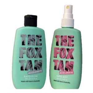 The Fox Tan Originals Pack rapid elixir and mist tan accelerator