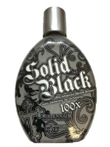 Millennium Tanning Products Solid Black tan accelerator for pale skin