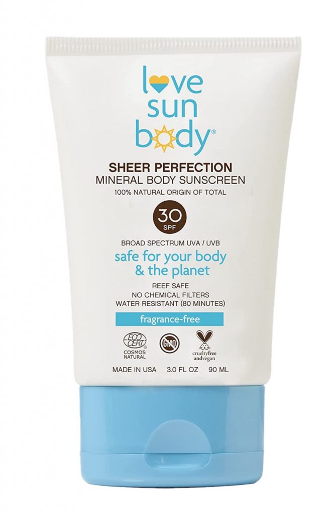 Love Sun Body Sheer Perfection Mineral Sunscreen SPF30