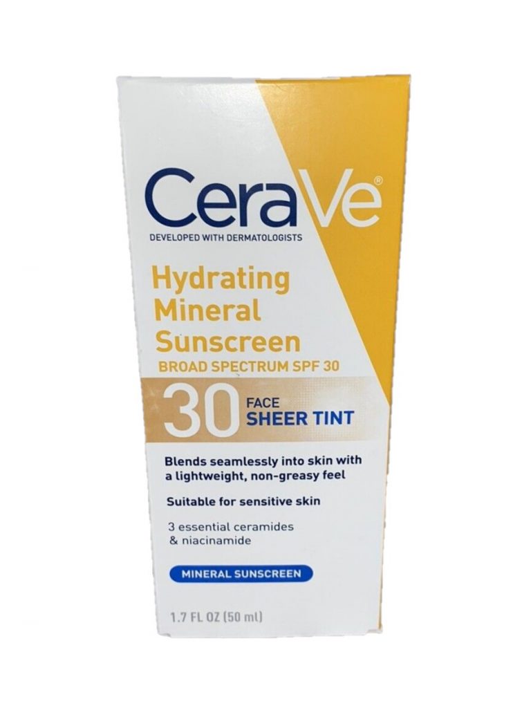 CeraVe SPF30 Tinted Mineral Sunscreen