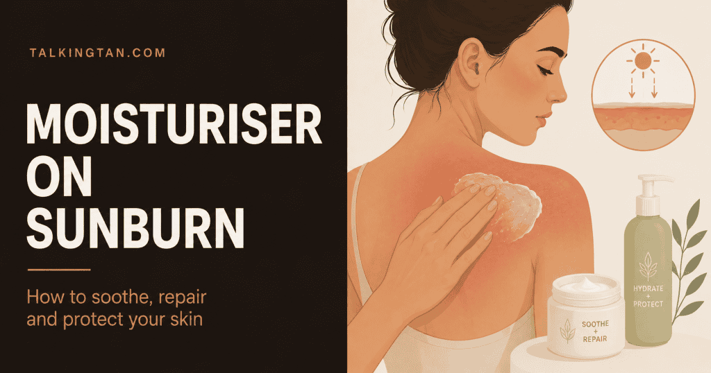 cream on sunburn