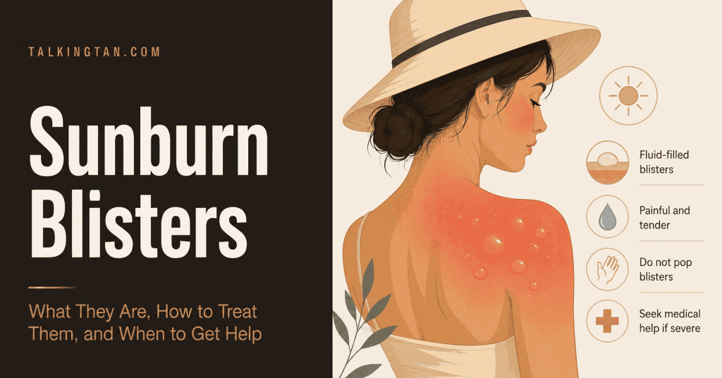sunburn blisters
